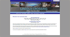 Desktop Screenshot of mylincolncrossing.org